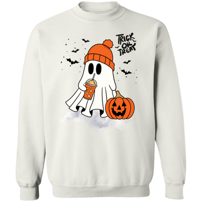 Trick Or Treat Ghost Apparel | T-Shirts & Sweatshirts