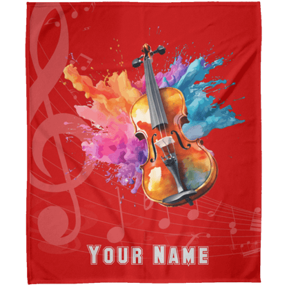 Personalized Violin-Viola Blanket