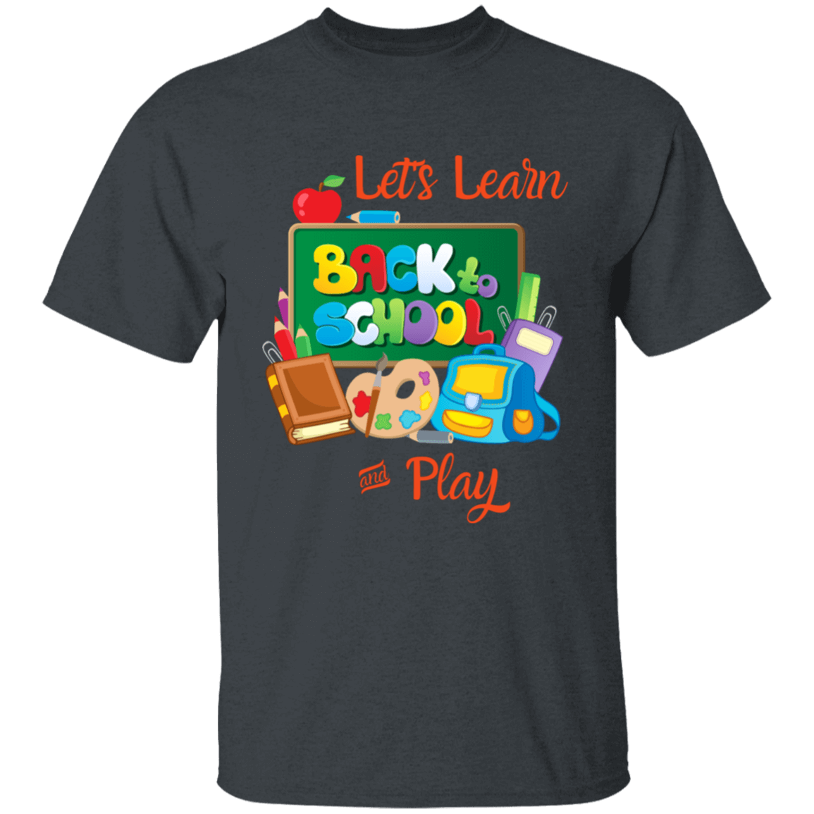 Back To School Lets Learn and Play Other Design Youth T-Shirt | Short Sleeve, T-Shirts, Youth