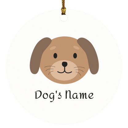 Personalized Dog's Name Ornament