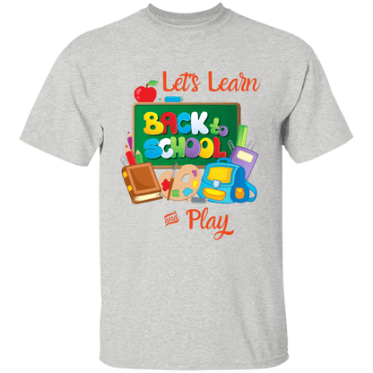 Back To School Lets Learn and Play Other Design Youth T-Shirt | Short Sleeve, T-Shirts, Youth