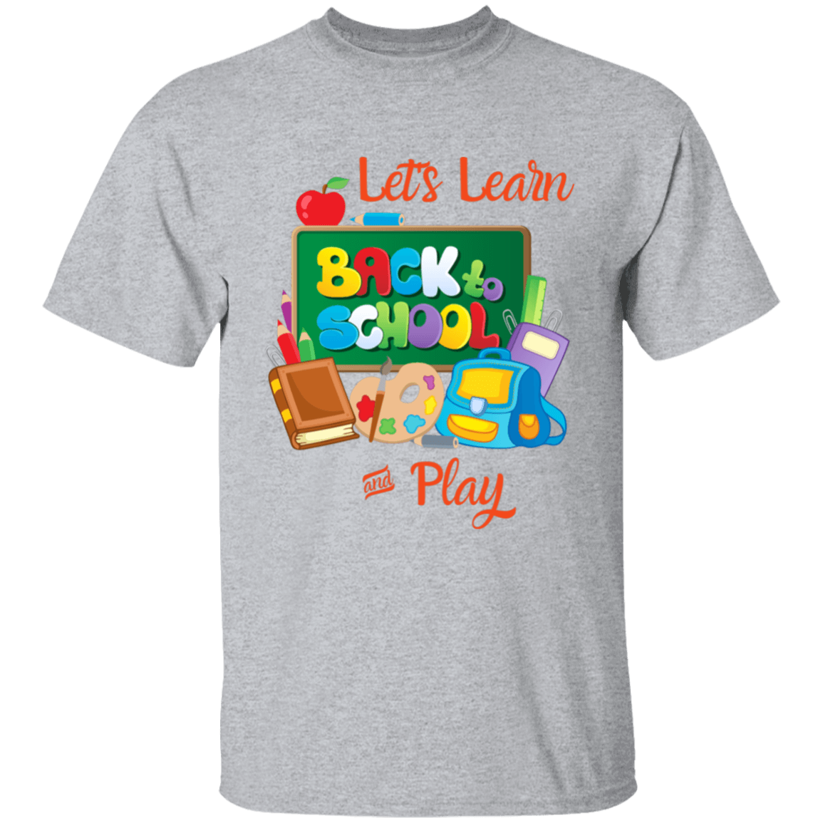 Back To School Lets Learn and Play Other Design Youth T-Shirt | Short Sleeve, T-Shirts, Youth