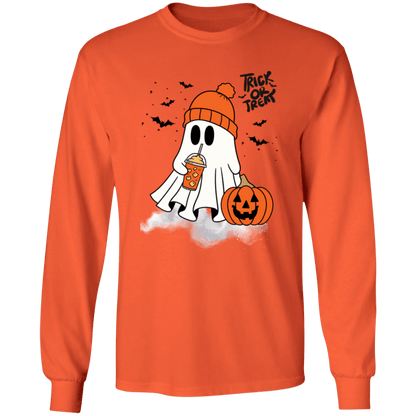 Trick Or Treat Ghost Apparel | T-Shirts & Sweatshirts