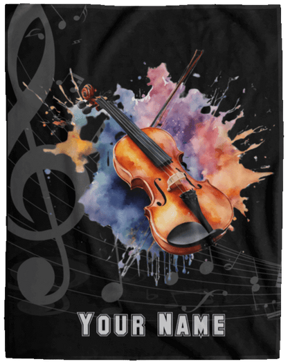 Personalized Violin-Viola Blanket