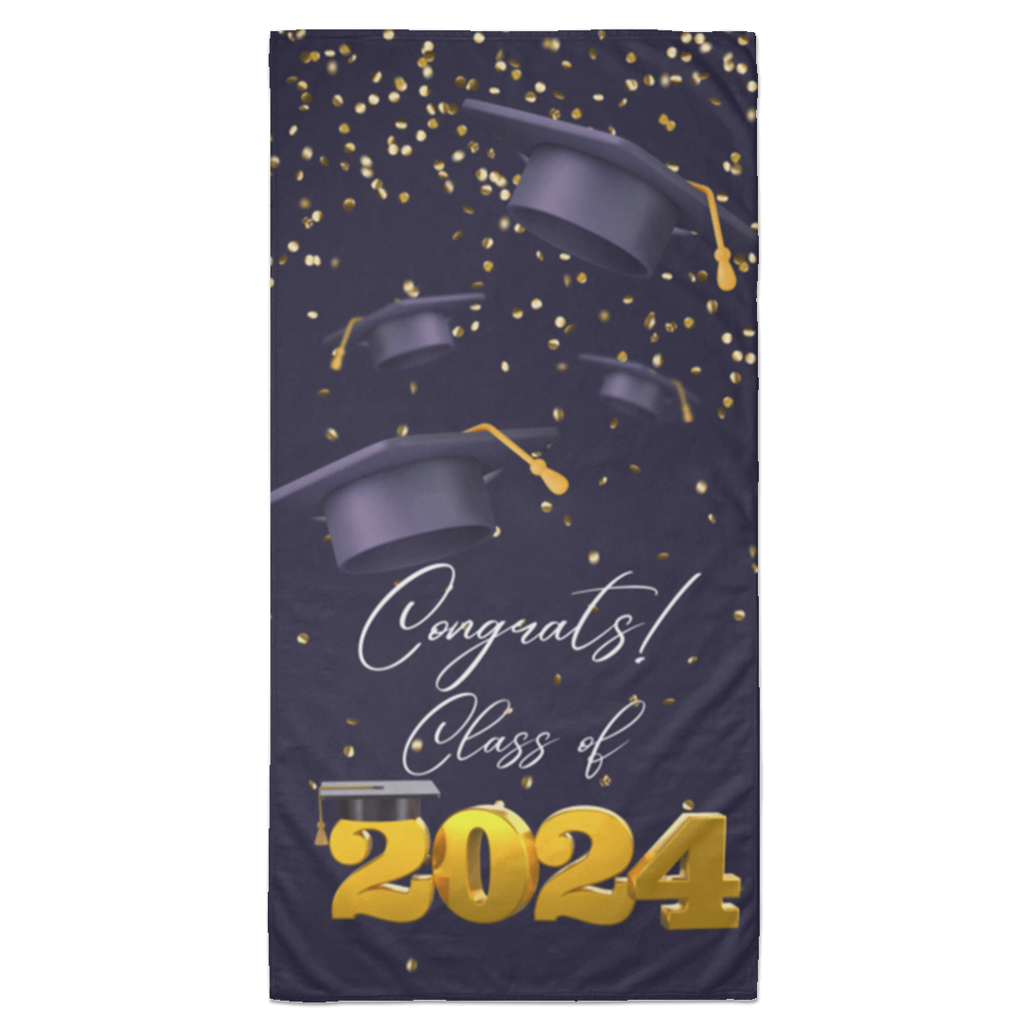 Congrats Class of 2024 Beach Towel