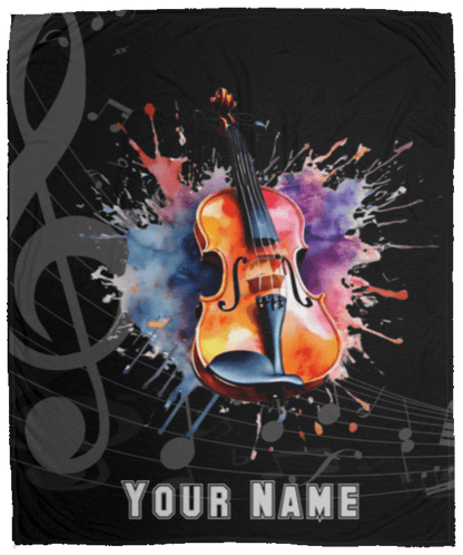 Personalized Violin-Viola Blanket