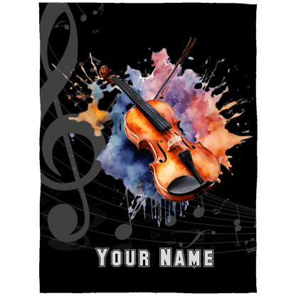 Personalized Violin-Viola Blanket