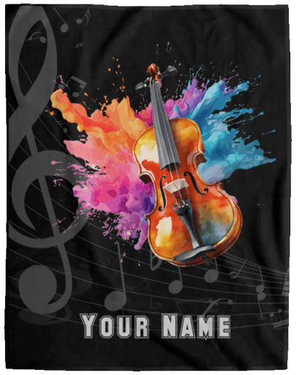 Personalized Violin-Viola Blanket