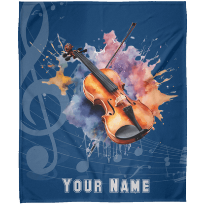 Personalized Violin-Viola Blanket