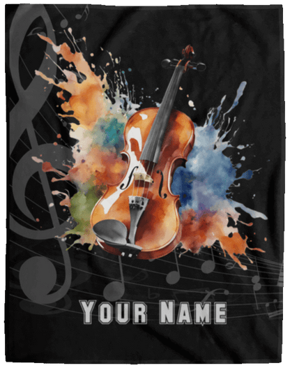 Personalized Violin-Viola Blanket