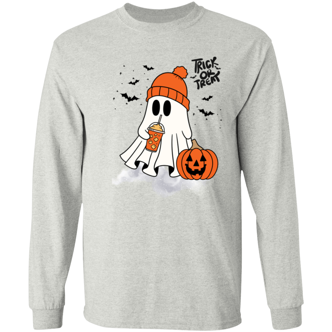 Trick Or Treat Ghost Apparel | T-Shirts & Sweatshirts