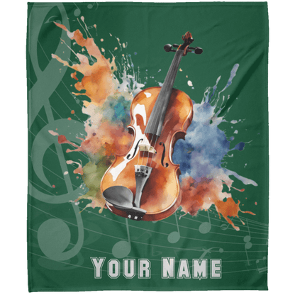 Personalized Violin-Viola Blanket