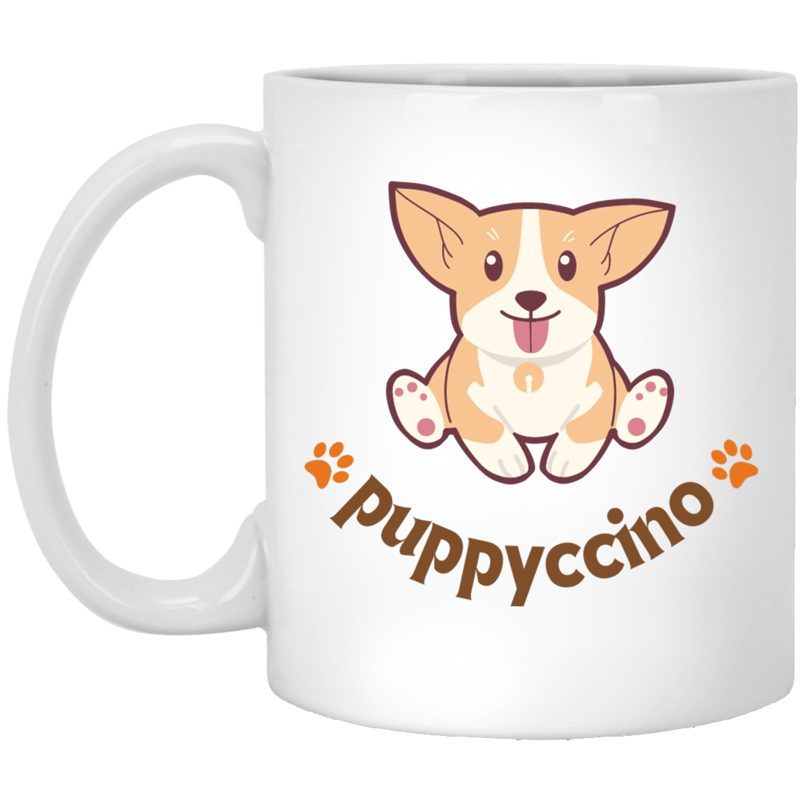 Puppyccino Cup | 11 oz. White Mug | 15 oz. White Mug |