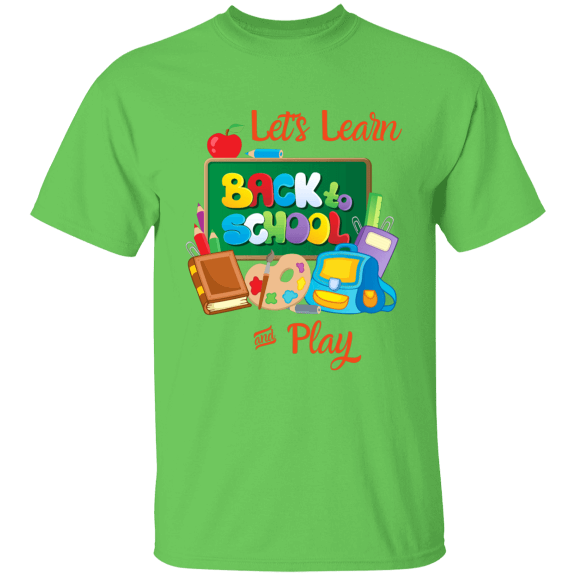 Back To School Lets Learn and Play Other Design Youth T-Shirt | Short Sleeve, T-Shirts, Youth