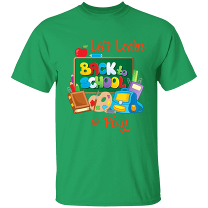 Back To School Lets Learn and Play Other Design Youth T-Shirt | Short Sleeve, T-Shirts, Youth