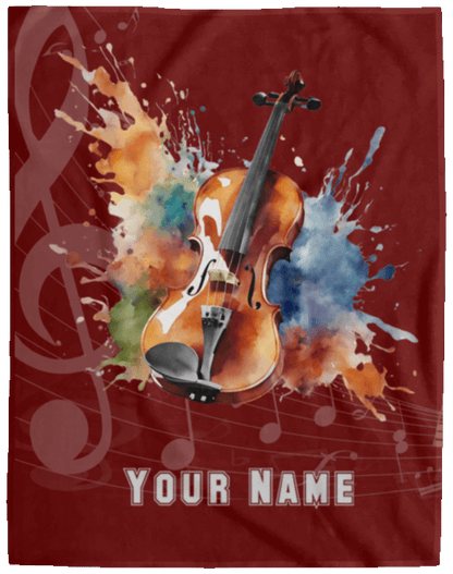 Personalized Violin-Viola Blanket