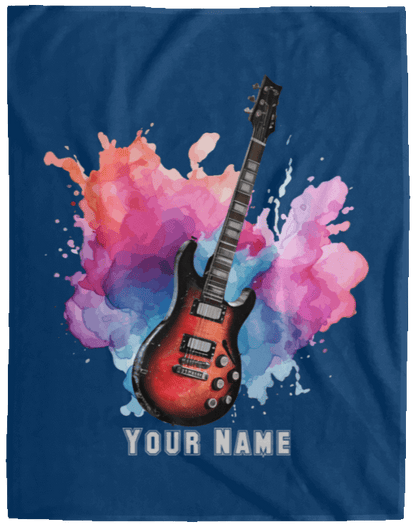 Personalized Electric Guitar Blanket