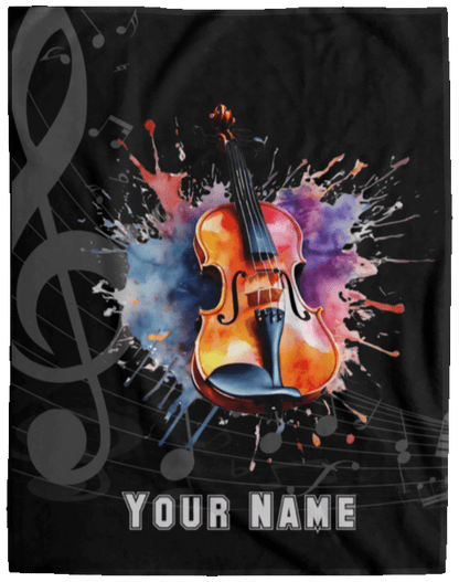 Personalized Violin-Viola Blanket