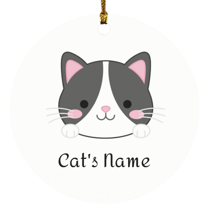 Personalized Cat's Name Ornament