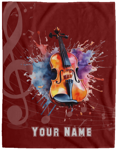 Personalized Violin-Viola Blanket