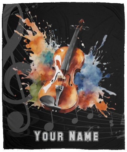 Personalized Violin-Viola Blanket