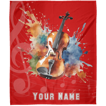 Personalized Violin-Viola Blanket