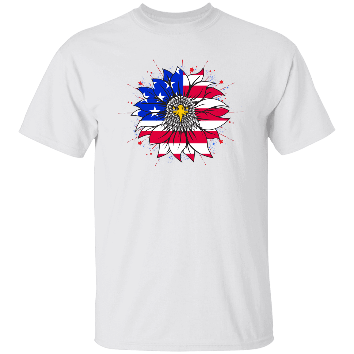 Patriotic Sunflower T-Shirt | 4th of July