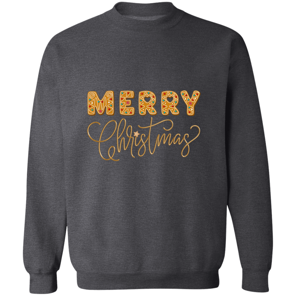 Merry Christmas Ginger bread Crewneck Pullover Sweatshirt | Ugly Christmas Sweater | Men, Pullover, Sweatshirts