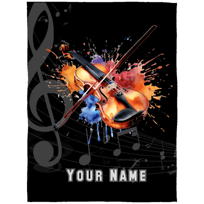 Personalized Violin-Viola Blanket