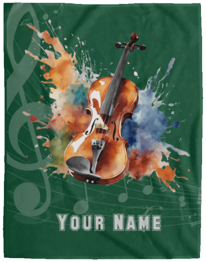 Personalized Violin-Viola Blanket