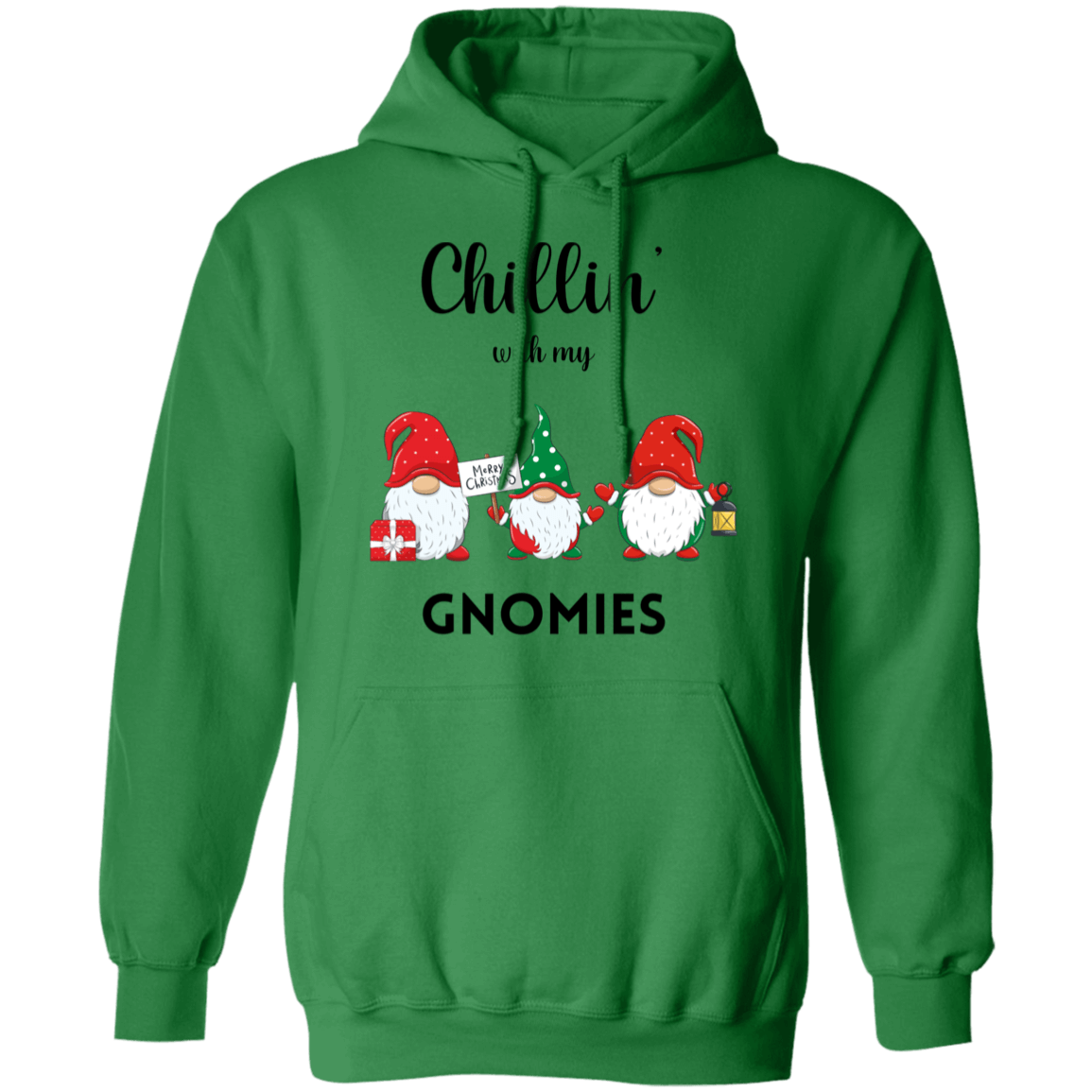 Chillin with my Gnomies Crewneck Sweatshirt/Hoodie | Ugly Christmas Sweater |