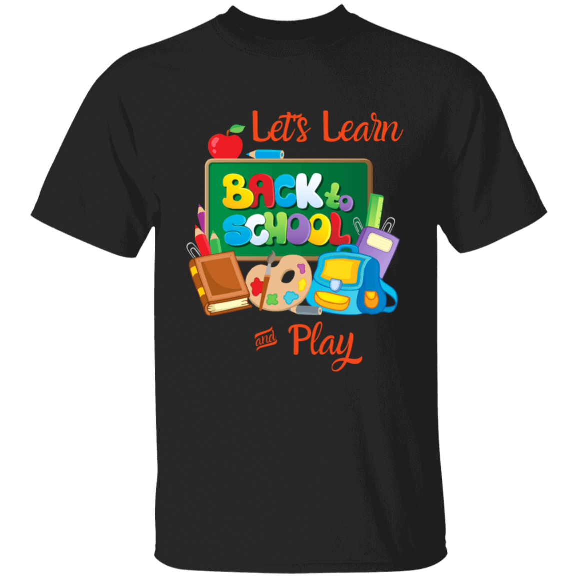 Back To School Lets Learn and Play Other Design Youth T-Shirt | Short Sleeve, T-Shirts, Youth