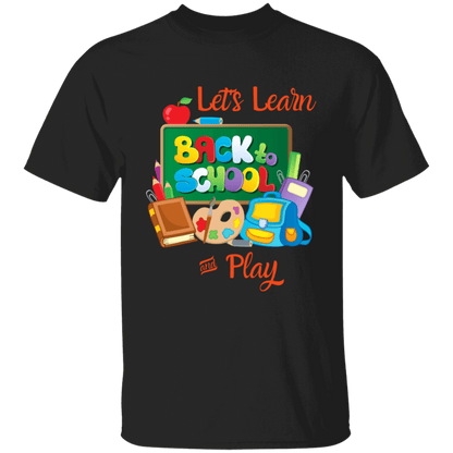 Back To School Lets Learn and Play Other Design Youth T-Shirt | Short Sleeve, T-Shirts, Youth