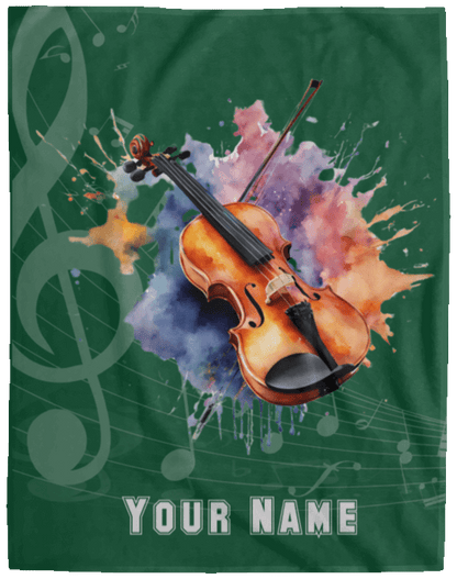 Personalized Violin-Viola Blanket