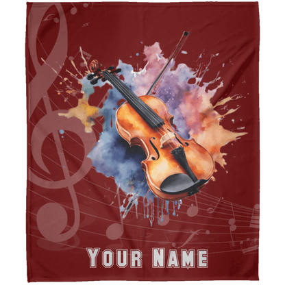 Personalized Violin-Viola Blanket