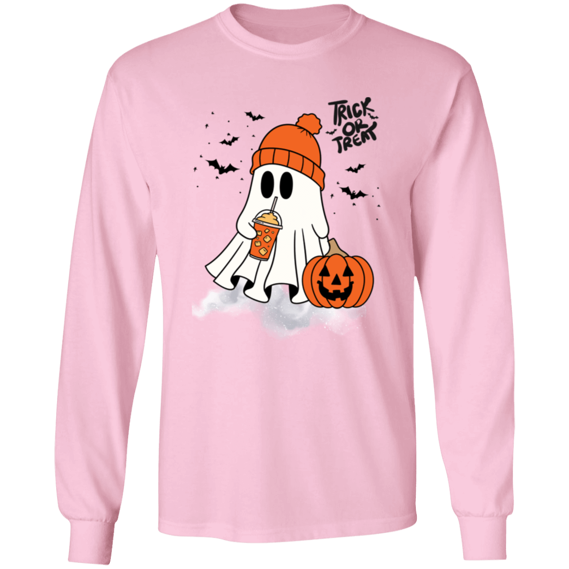 Trick Or Treat Ghost Apparel | T-Shirts & Sweatshirts