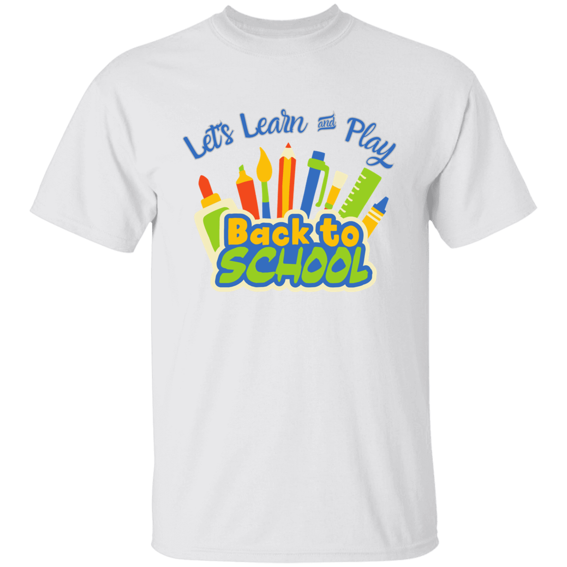 Back To School Lets Learn and Play Youth T-Shirt |