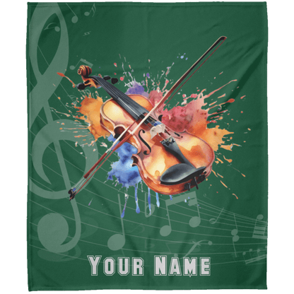 Personalized Violin-Viola Blanket