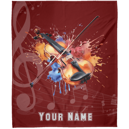 Personalized Violin-Viola Blanket