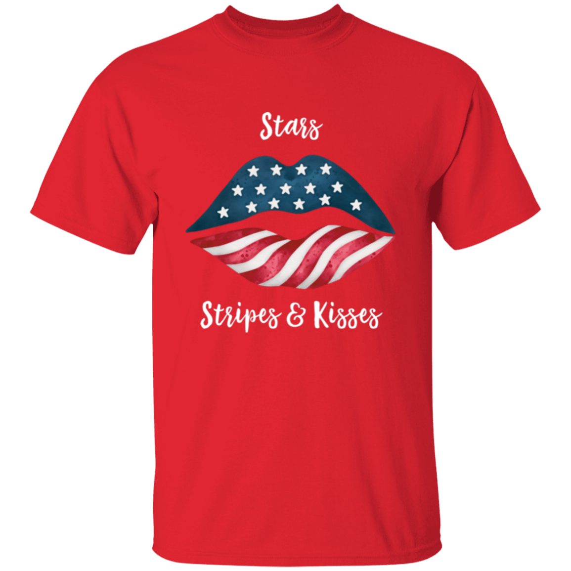 Stars, Stripes & Kisses T-Shirt | 4th of July