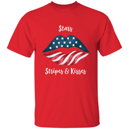 Stars, Stripes & Kisses T-Shirt | 4th of July