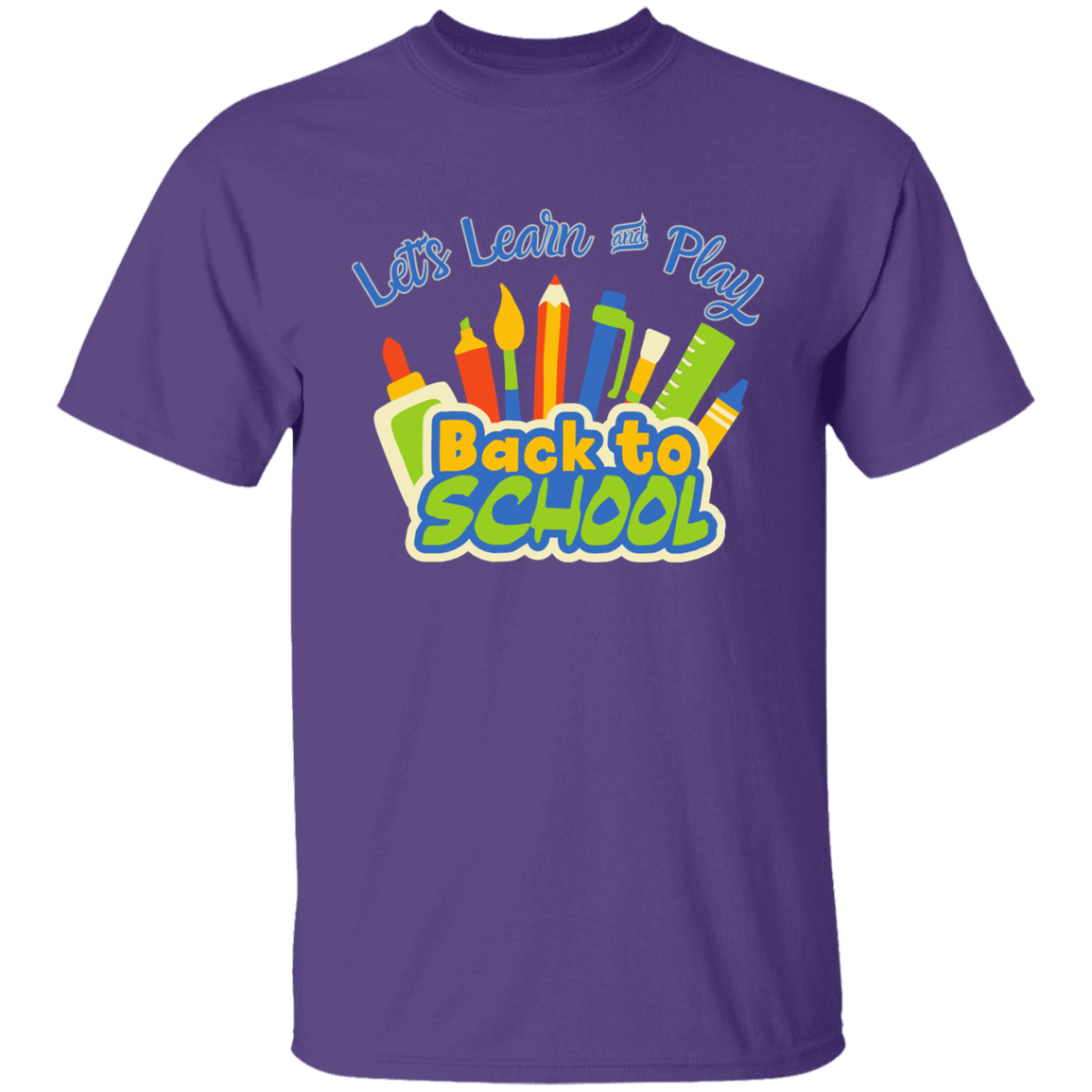 Back To School Lets Learn and Play Youth T-Shirt |