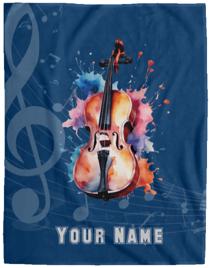 Personalized Cello Blanket