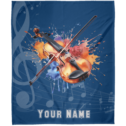 Personalized Violin-Viola Blanket