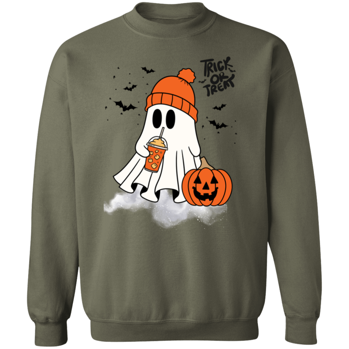 Trick Or Treat Ghost Apparel | T-Shirts & Sweatshirts