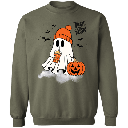 Trick Or Treat Ghost Apparel | T-Shirts & Sweatshirts