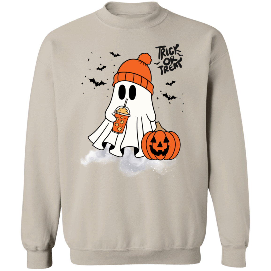 Trick Or Treat Ghost Apparel | T-Shirts & Sweatshirts