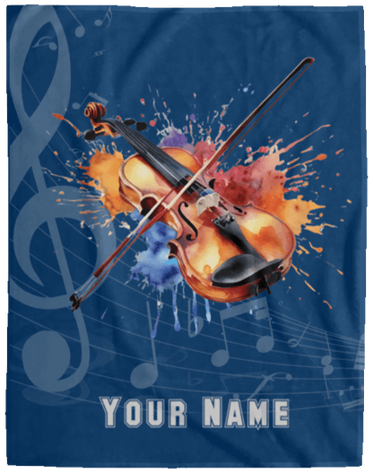 Personalized Violin-Viola Blanket