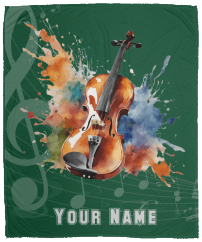 Personalized Violin-Viola Blanket