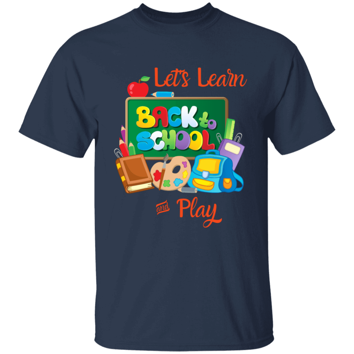 Back To School Lets Learn and Play Other Design Youth T-Shirt | Short Sleeve, T-Shirts, Youth